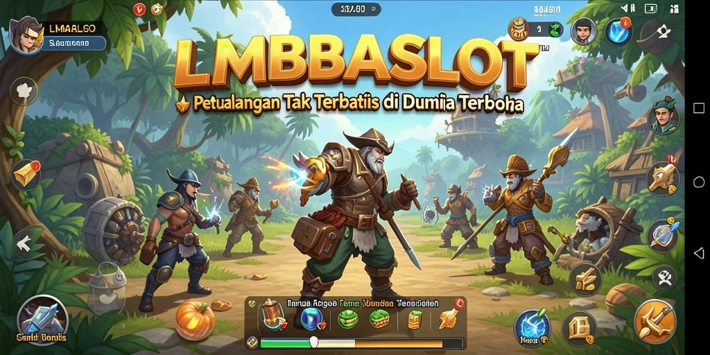 Tangkapan layar gameplay LMBASLOT menampilkan eksplorasi di dunia terbuka yang menakjubkan.