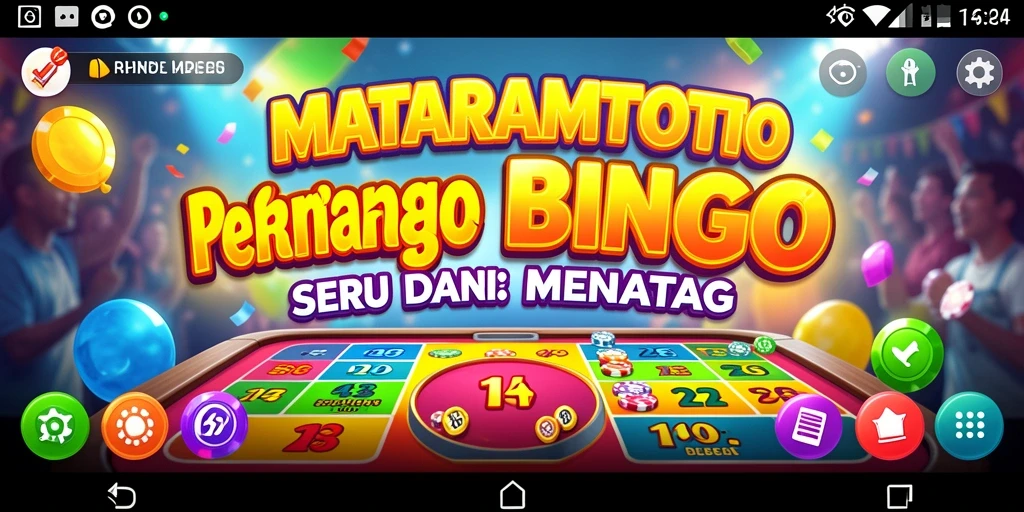 Screenshot utama gameplay Bingo MATARAMTOTO yang penuh aksi.