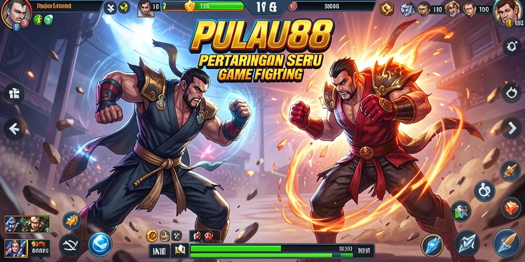 Tampilan pertarungan seru di PULAU88 yang penuh aksi.